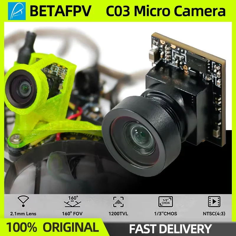BETAFPV C03 FPV Micro Camera For Air65 Air75 Meteor65 Meteor75 2.1mm Lens 1200TVL In Stock FPV Quadcopter Drone