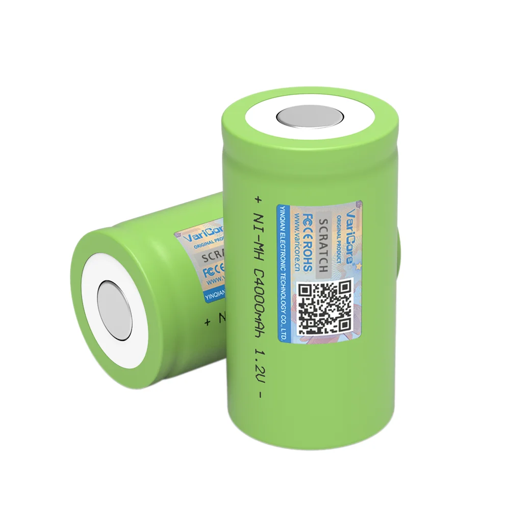 VariCore 1.2 فولت ni-mh 4000 مللي أمبير بطارية قابلة للشحن سعة كبيرة C4000 لآلة كنس متعددة موقد غاز الإشعال