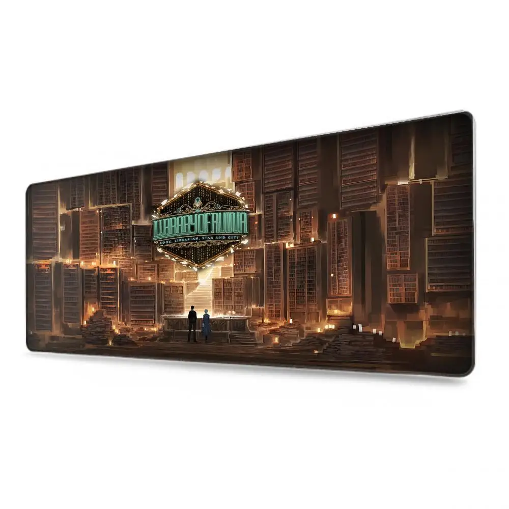 Library Of Ruina Mouse Pad Tablet mouse Pad Laptop xl desktop mate, cute HD Rainbow Gaming keyboard pad, Player, 90x40
