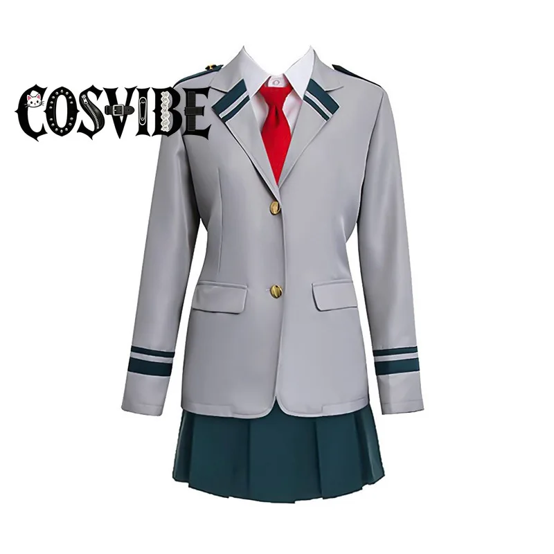 

My Hero Academia OCHACO URARAKA Cosplay Costume Boku No Hero Academia YAOYOROZU MOMO Bakugou Katsuki Full Set School Uniform