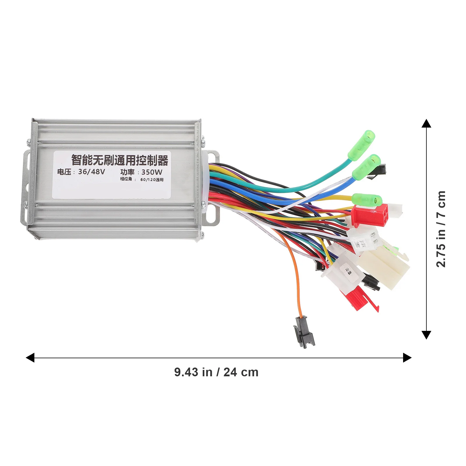 Electric Bike Controller 500W Motor Speed Control Device Replacement for Scooter Electric Bicycle Durable Brushless Motor
