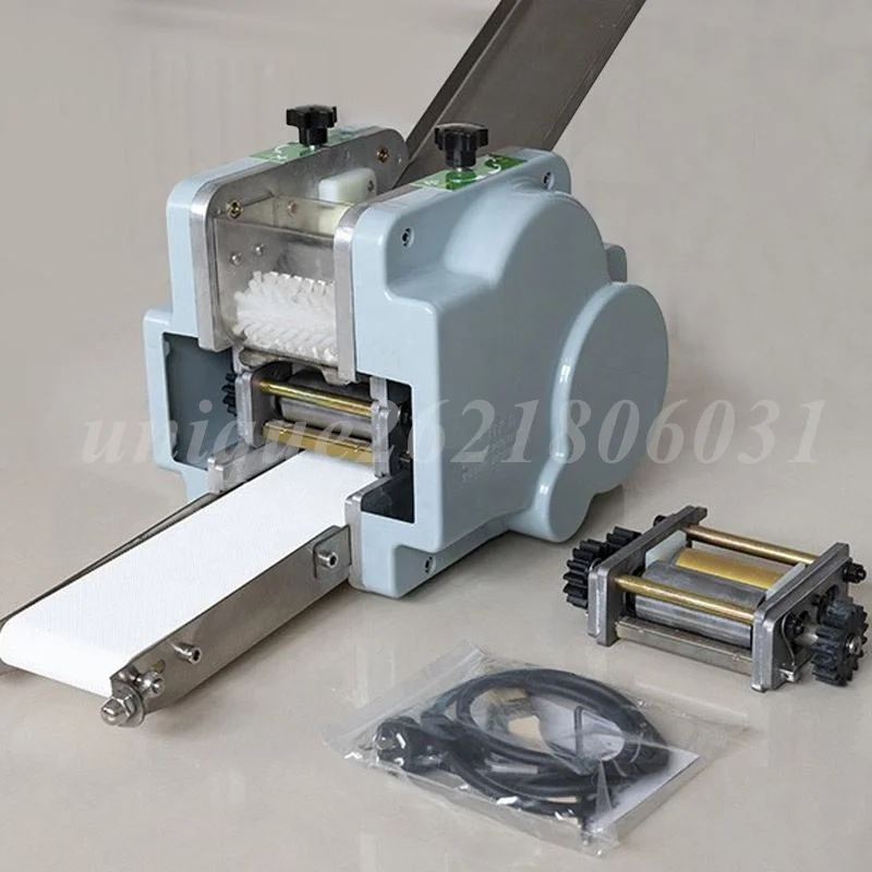 220v Small Square Dumpling Wrapper Machine Stainless Steel Dumpling/Wonton Wrapper Machine Suitable for Restaurants and Canteens