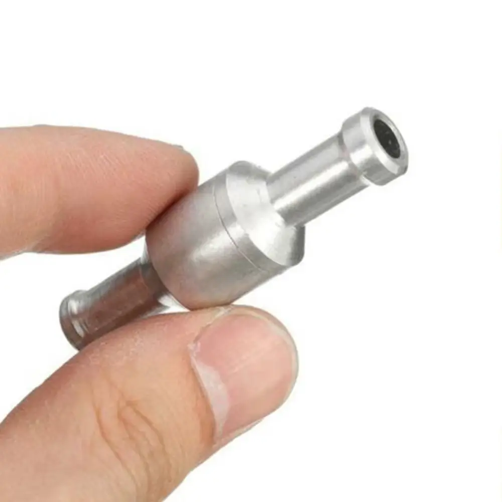 Aluminium Non Return Check Valve Chrome Professional Grade Inline Check Valve Stable NBR Rubber Fuel Valve