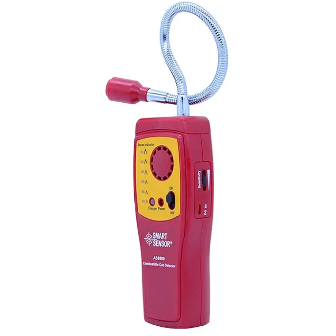 AS8800 gas detector Flammable Combustible gas Leak Detector digital gas analyzer monitor teste with rechargeable battery