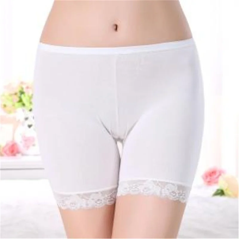 Seamless Underwear Safety Short Women Short Pants Lace Boxers Slim Panties