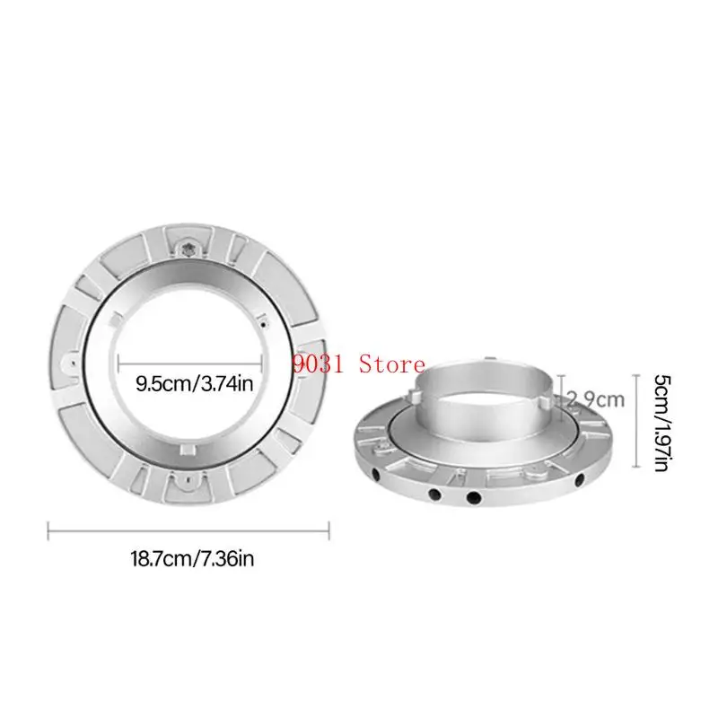 Metal Bowen Mount Mount Softbox Speed ​​Ring