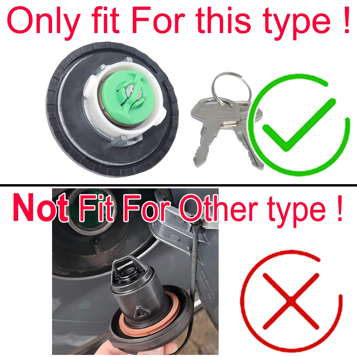 Fuel Filler Locking Tank Cap Keys for Iveco Daily 1999-2014 Security Lockable Fuel Tank Plug Anti-Theft Cover Accessories Parts