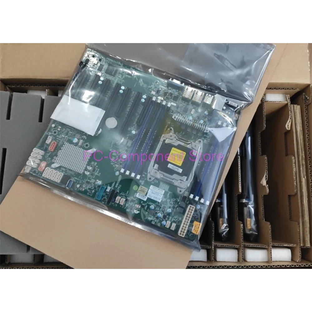 Imagem -02 - Placa-mãe para Servidor Supermicro X10srl-f Lga2011 E51600 2600 v3 Família v4 Ddr4 Ecc Slots Pci-e