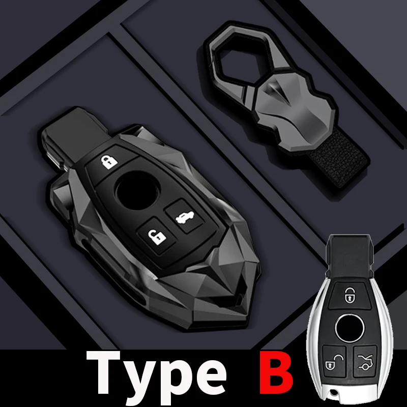 2/3 Buttons For Mercedes Benz A B G R Class GLA GLK W176 W204 W251 W463 Soft Car Remote Key Case Cover Fob Accessories