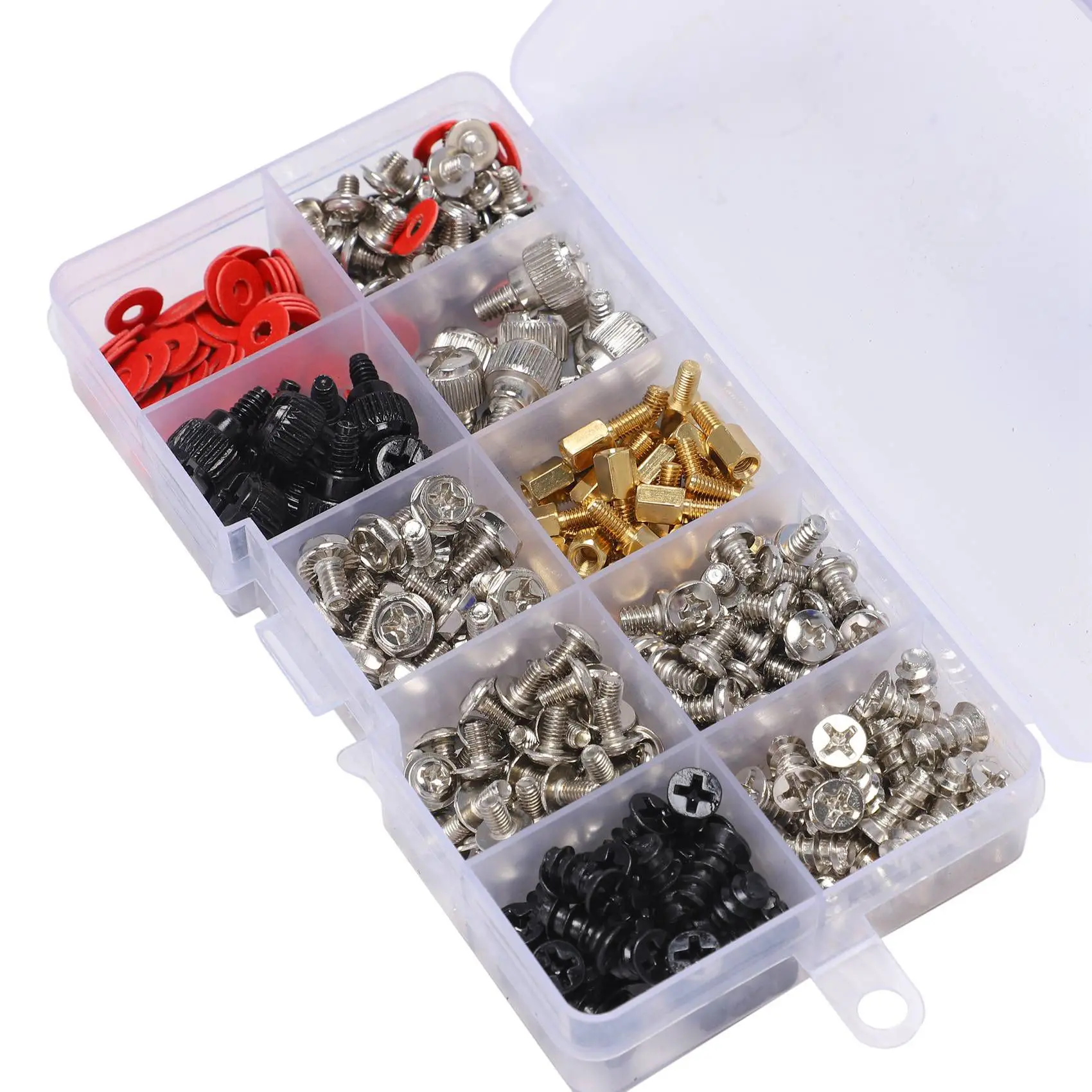 ABUH-720PCS Personal Computer Screw,Pc Case Screws,Motherboard Standoffs For Hard Drive Pc Case Motherboard Fan Power Graphic