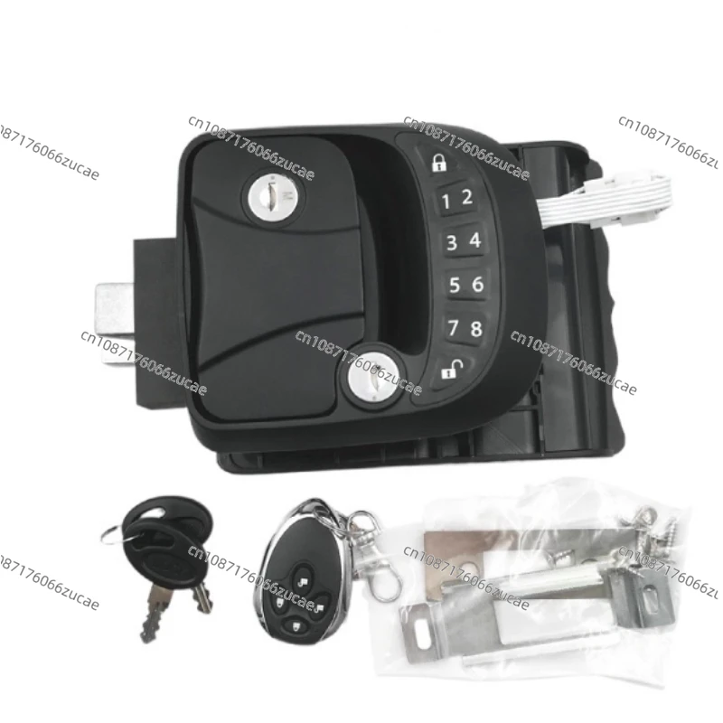 

RV Combination Lock, Chase Quanshun IVECO Trailer Camel Back American Middle Door Door Remote Control Lock, Non-credit Card Lock