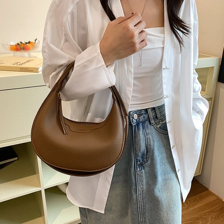 

Senior texture dumpling bag female 2025 new niche hundreds of underarm bag popular simple shoulder crossbody bags