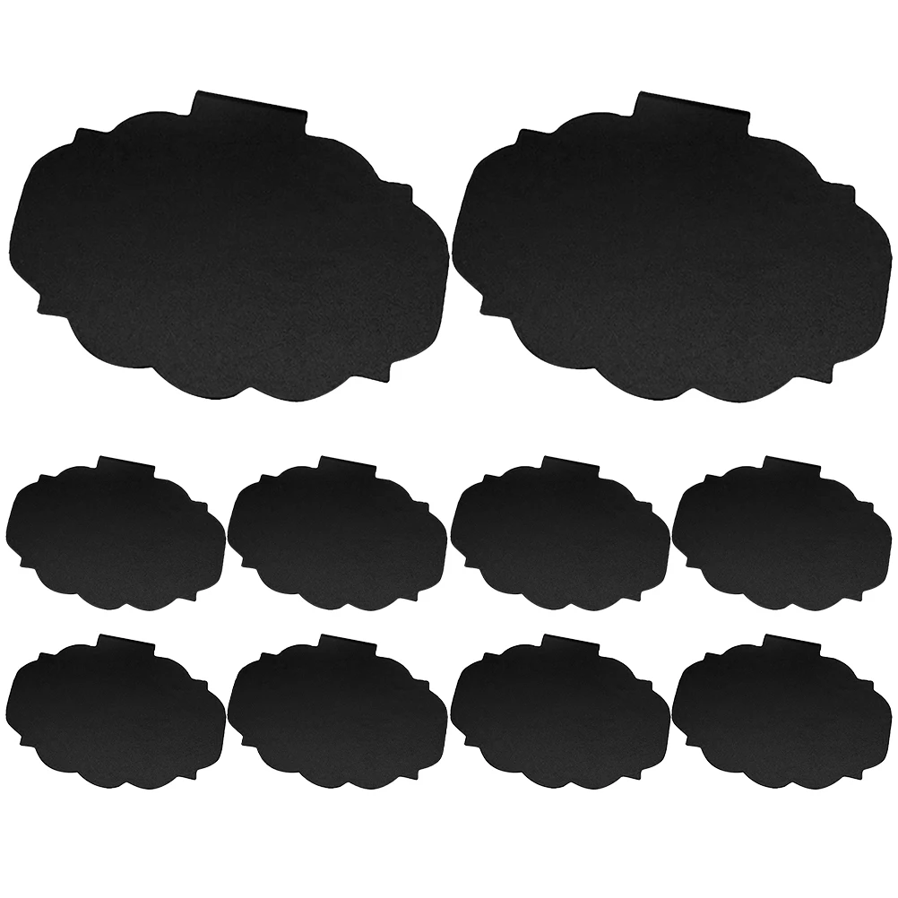 

10 Pcs Leave Message Basket Card Holder Bin Clips Labels for Baskets Food on Holders Plastic Shelves Signs