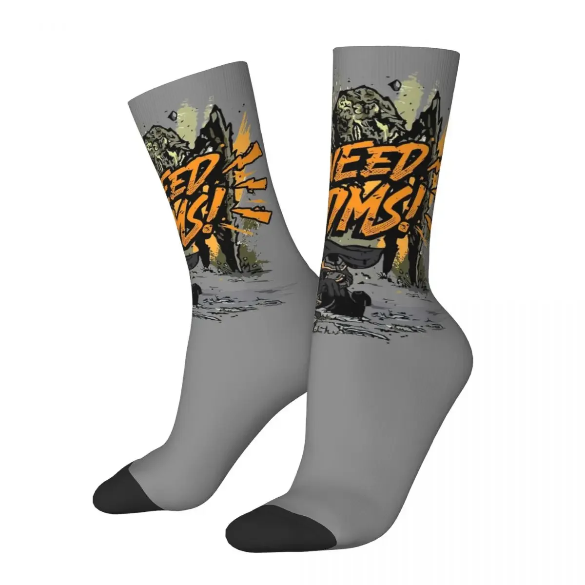 Helldivers 2 I Need Stims Socks Men's Women's Casual Socks Novelty Spring Summer Autumn Winter Socks Gifts