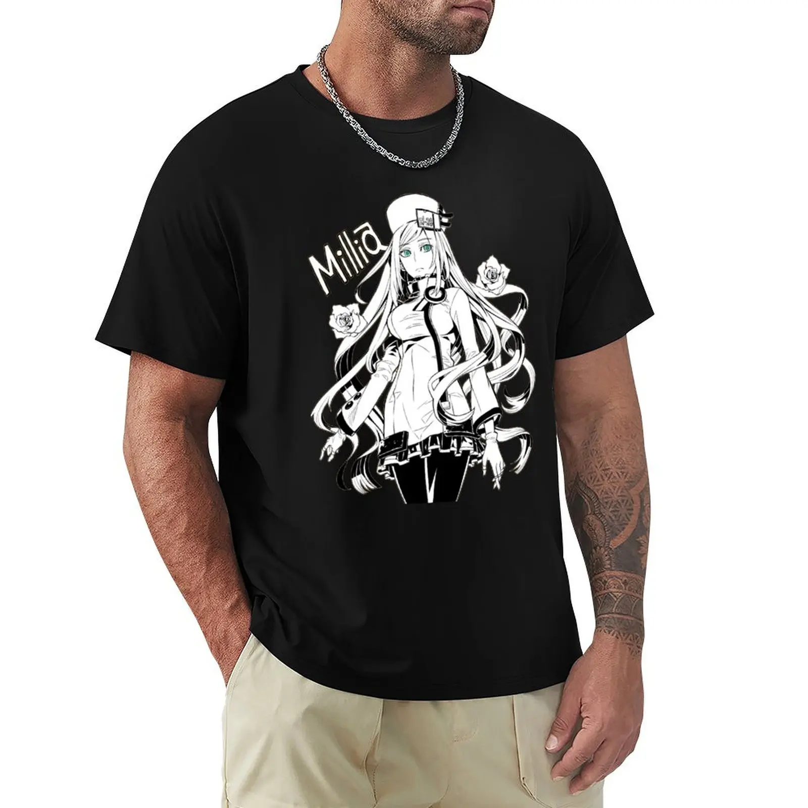 Millia Rage - Guilty Gear T-Shirt Work Comfort T-Shirt for Men
