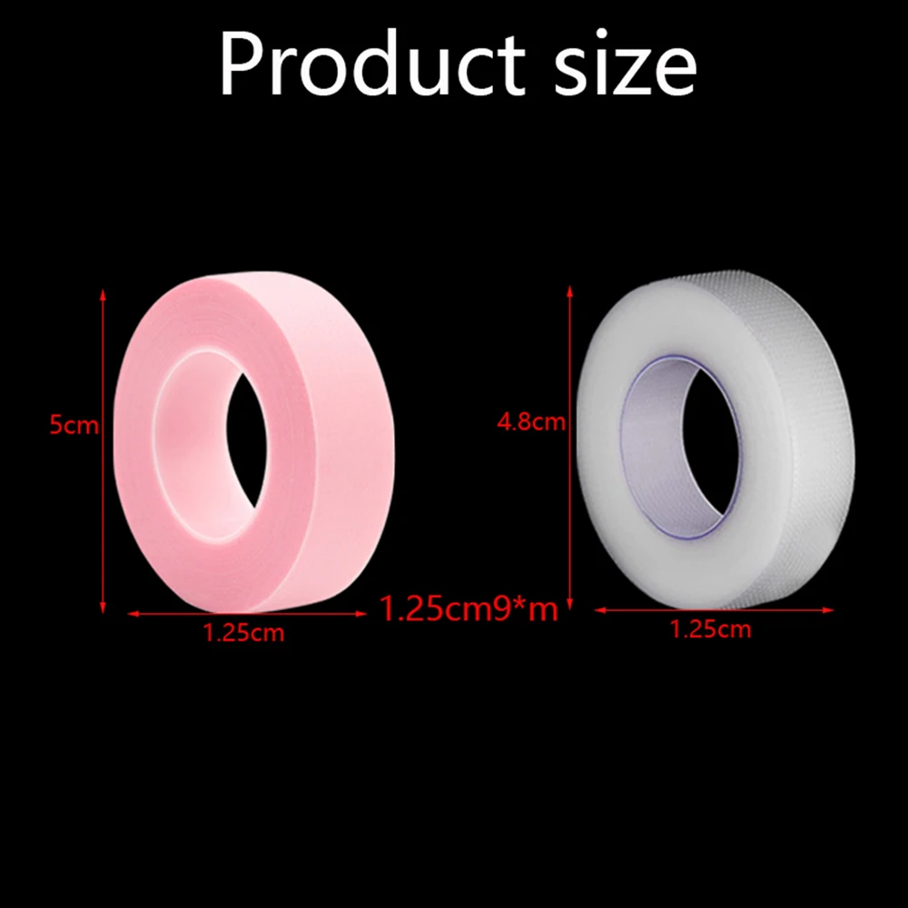 1/10 rolos de fita para extensão de cílios, ferramentas adesivas pe sob almofadas para os olhos, micropore, enxertia, suprimentos de levantamento