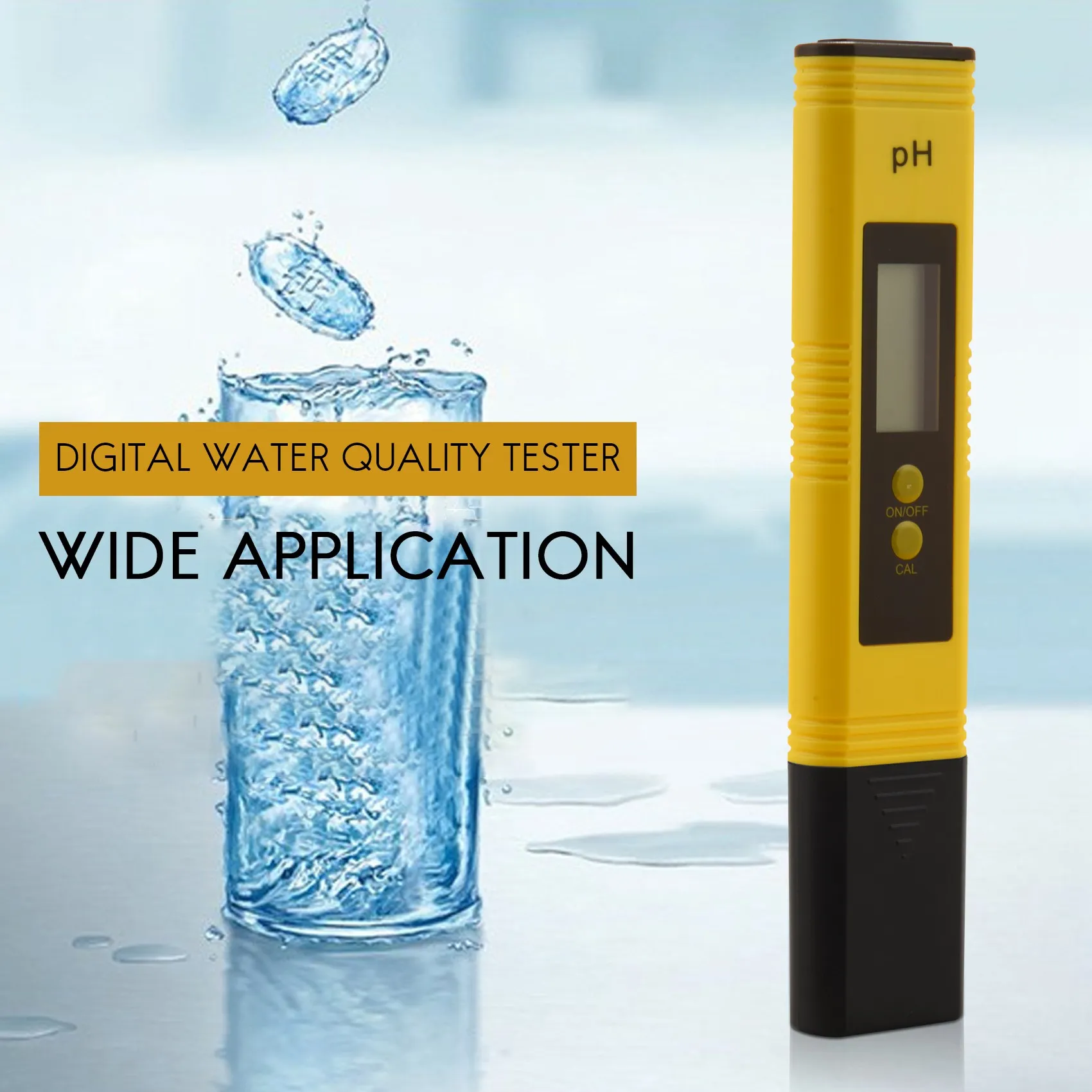 

【Flash-Deal!】PH Meter And TDS Meter,Digital Water Quality Tester, 0-9990 PPM, EC And Temperature Measurement 0.01 PH High Precis