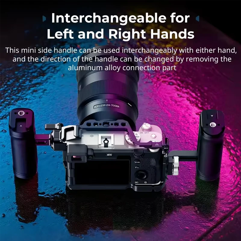 SmallRig Camera Mini Side Handle Kit With NATO Clamp Adapter & NATO Rail Lightweight Cage Grip For Mount Magic Arms, Light -5532