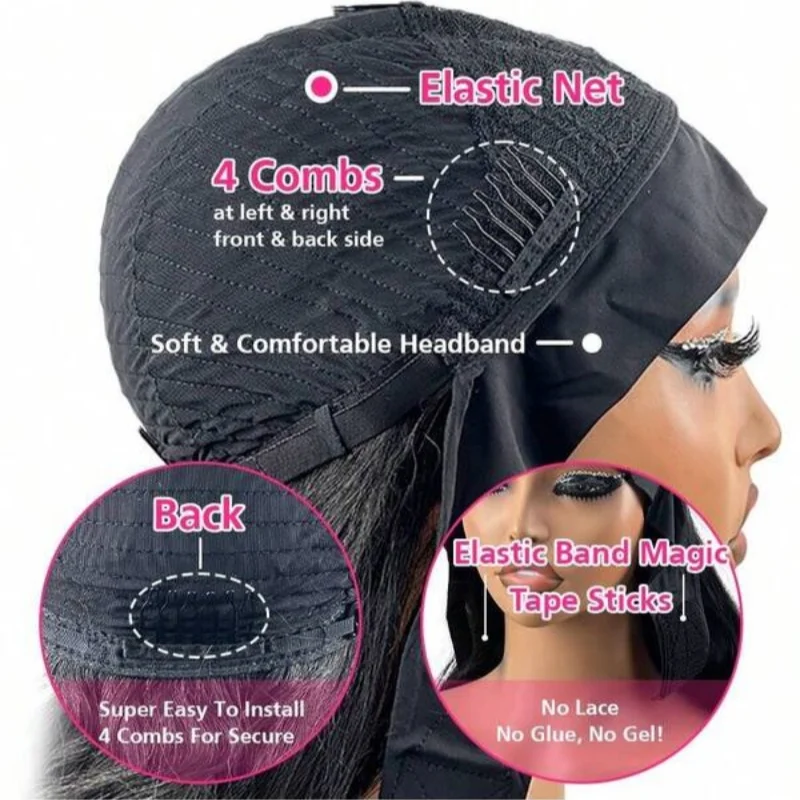 مجعد عقال شعر مستعار شعر الإنسان موجة عميقة غلوليس شعر مستعار للنساء اللون الطبيعي البرازيلي شعر ريمي ارتداء والذهاب شعر مستعار شعري طبيعي #4