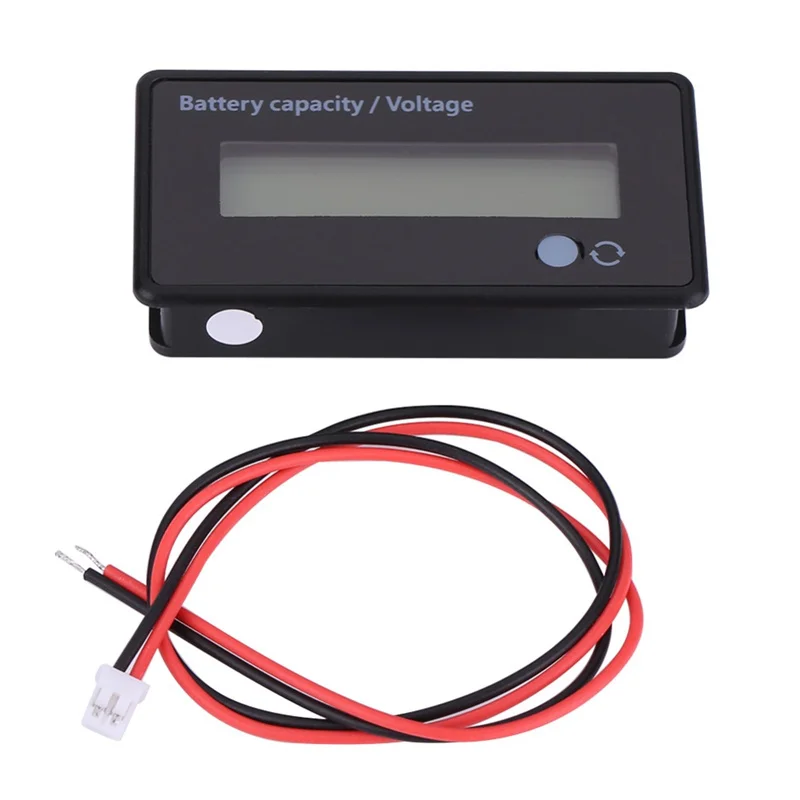 6-73V 12V 24V 48V Lead Acid Lithium Battery Capacity Indicator Car Motorcycle Digital Voltmeter Voltage Tester Checker