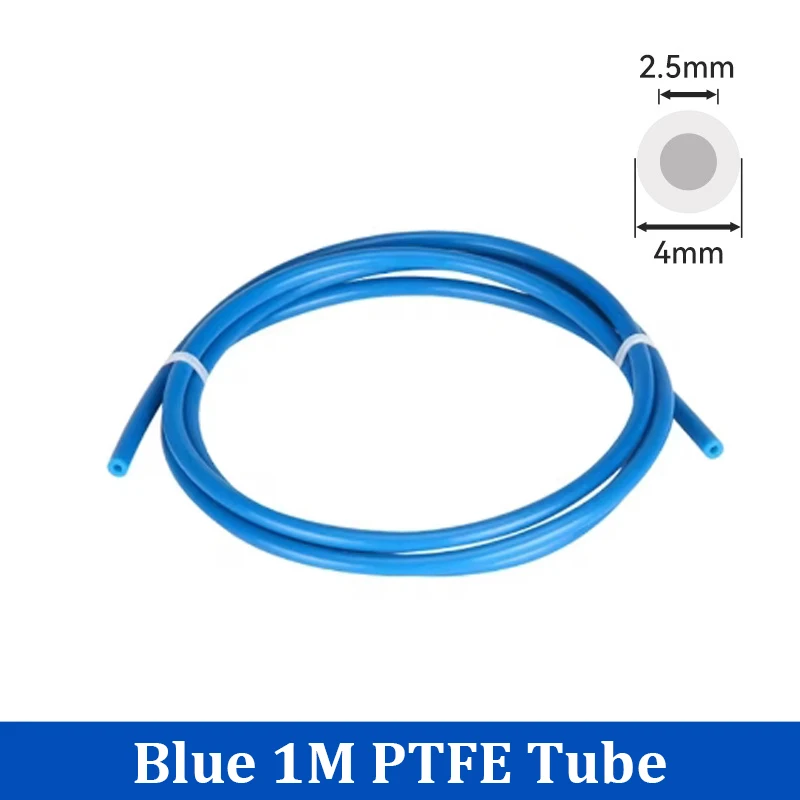 Für Bambu Lab Ptfe Rohr 2,5mm 4mm P1S P1P AMS A1 Mini 3D Drucker Teflonto Rohr X1C Bambulab Ptfe Stecker Weiß Grau AMS LITE