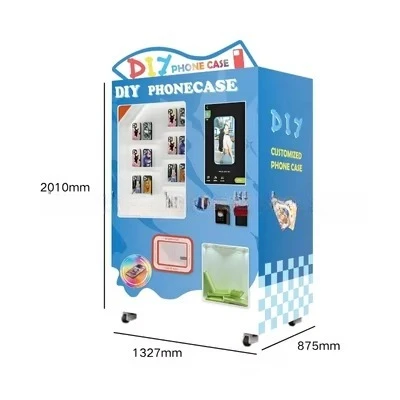 Self Service DIY   Phone Case Vending Machine Automatic Mobile Cover Digital Printing Vending Equipment For Mall Retail
