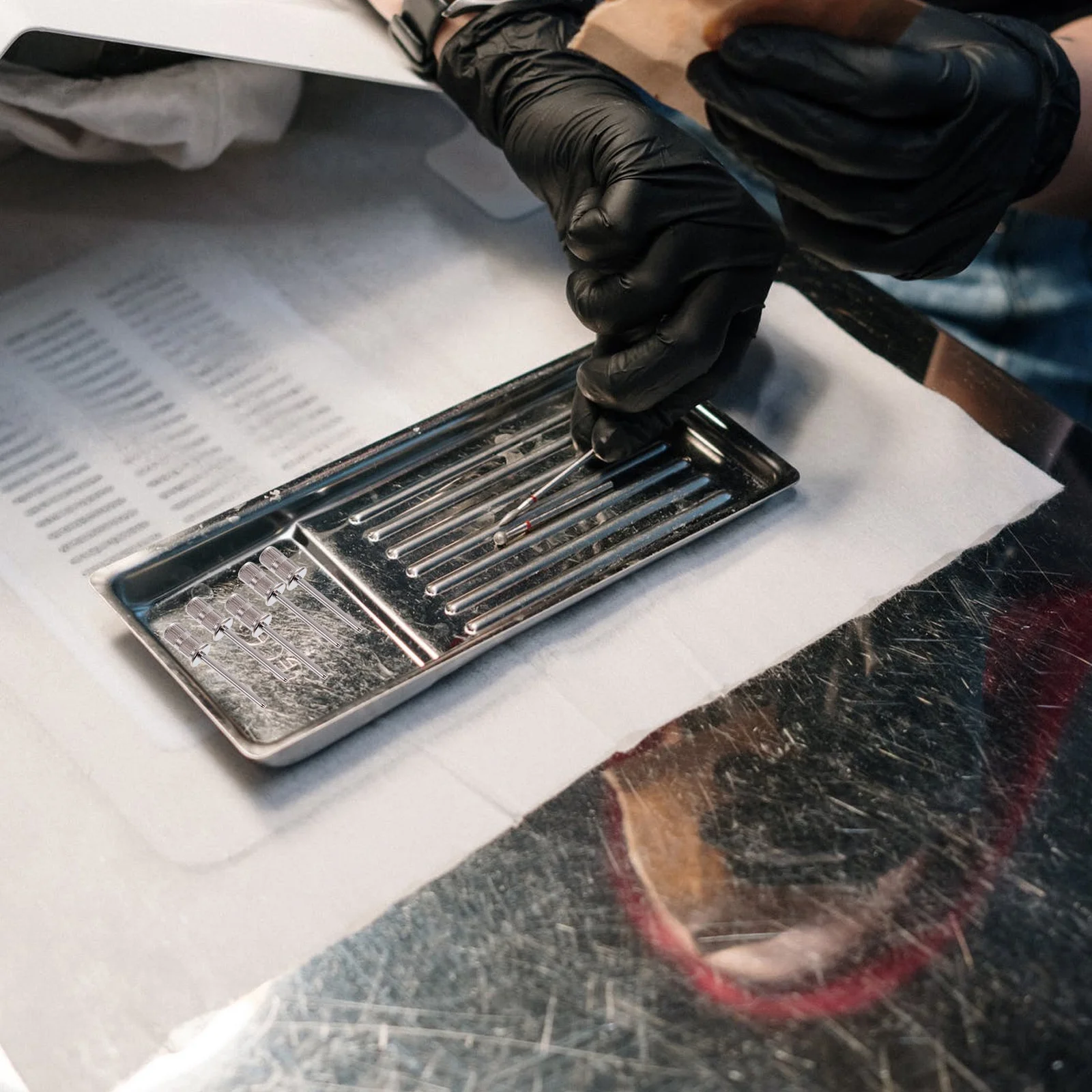 10 pezzi punte da trapano per unghie per levigatrice elettrica per unghie set di punte per lime per manicure in acciaio al tungsteno di sicurezza strumento per rimozione smalto per pedicure