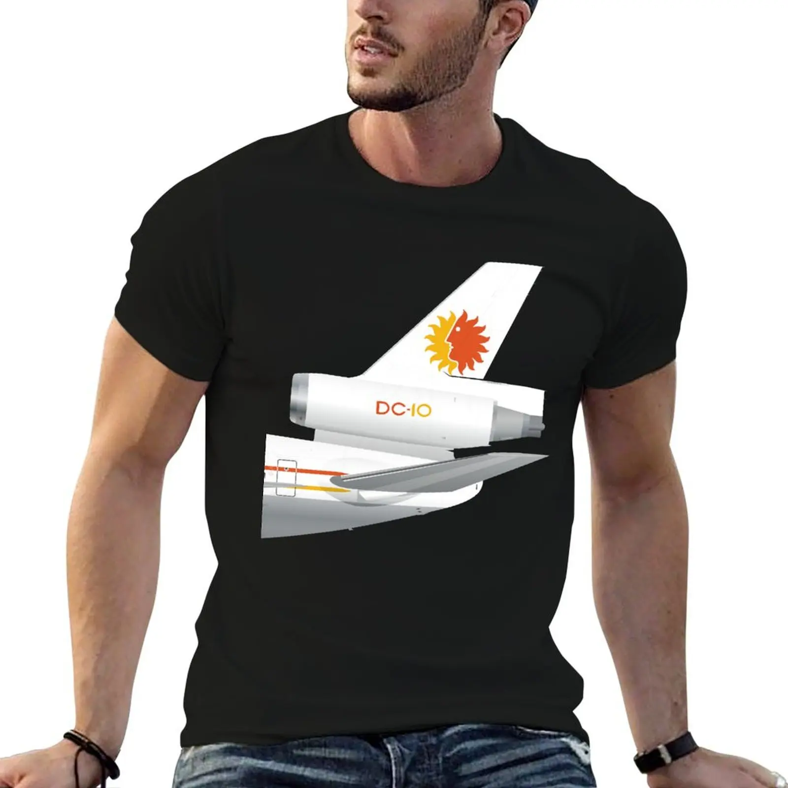 

Wings In Uniform - DC-10 - National Airlines 70's T-Shirt graphics rapper graphic tees anime stuff mens t shirts