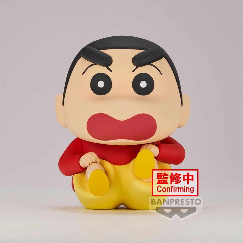 Banpresto SOFVIMATES Crayon Shin-Chan Shinnosuke Nohara, Buriburi Zaemon, Kantam Robo, Action Kamen Anime Figure Model Toys