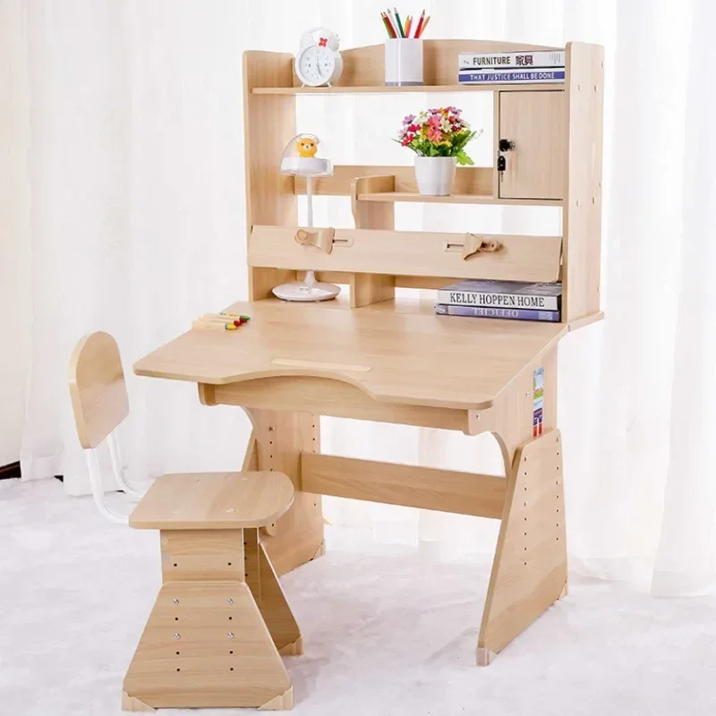 Learning writing table Primary school students Boys and girls Household Lifting Children's book Desks and chairs Set