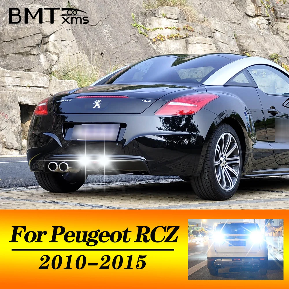 

BMTxms 2 шт. светодиодные T15 W16W 921 автомобильные лампы Canbus задний фонарь для Peugeot RCZ 2010 2011 2012 2013 2014 2015 6500K белый
