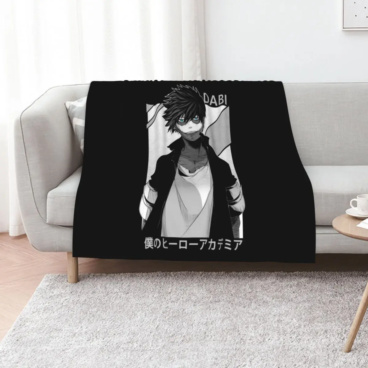 

Dabi | Toya Todoroki (MHA) Throw Blanket Blankets For Baby Hairy Luxury Extra Large Throw Blankets