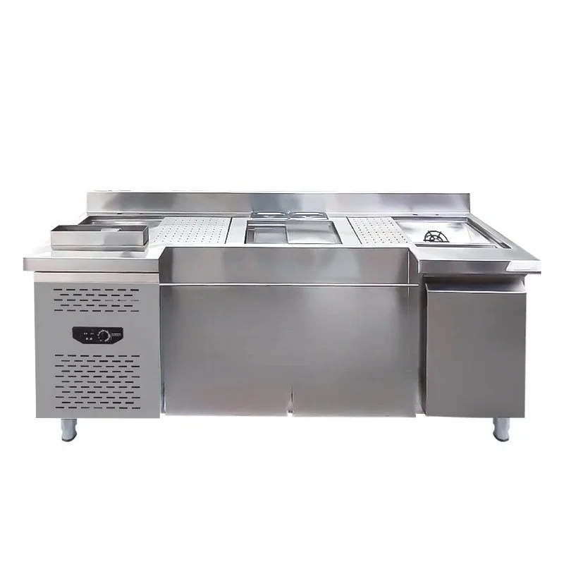 Bar stainless steel bartending table Water bar Operating table Workbench