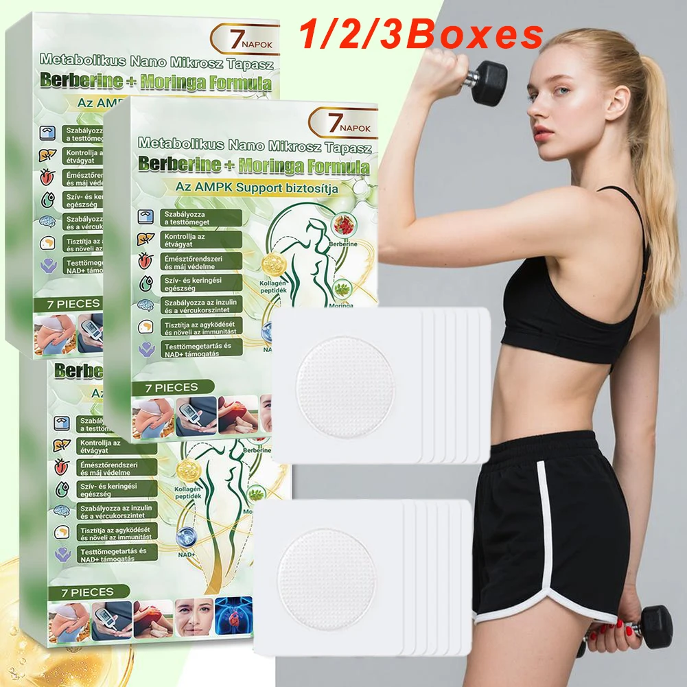 1/2/3 Boxen Moringa Nano-Mikronadel-Pflaster Milde Natürliche Pflaster zur Feuchtigkeitspflege und Hautstraffung für Frauen & Männer Nano-Mikrodart-Pflaster