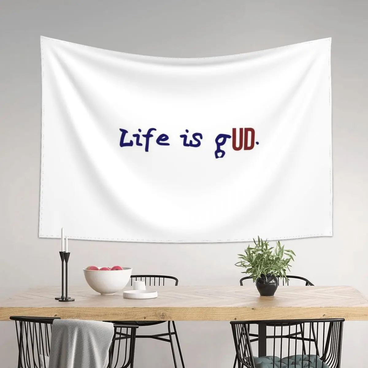 

University of Dayton Life is Good Tapestry Home Decorations Aesthetic Decorative Wall Wall Mural Tapestry