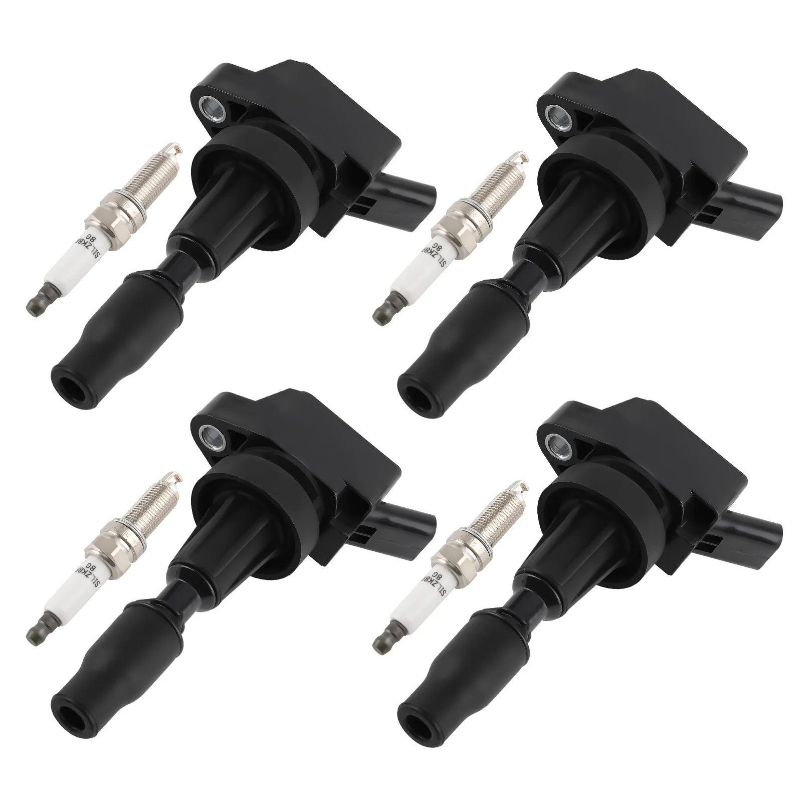 

4 катушки зажигания + 4 шт. свечи зажигания для Hyundai Kia Forte Optima Soul UF817