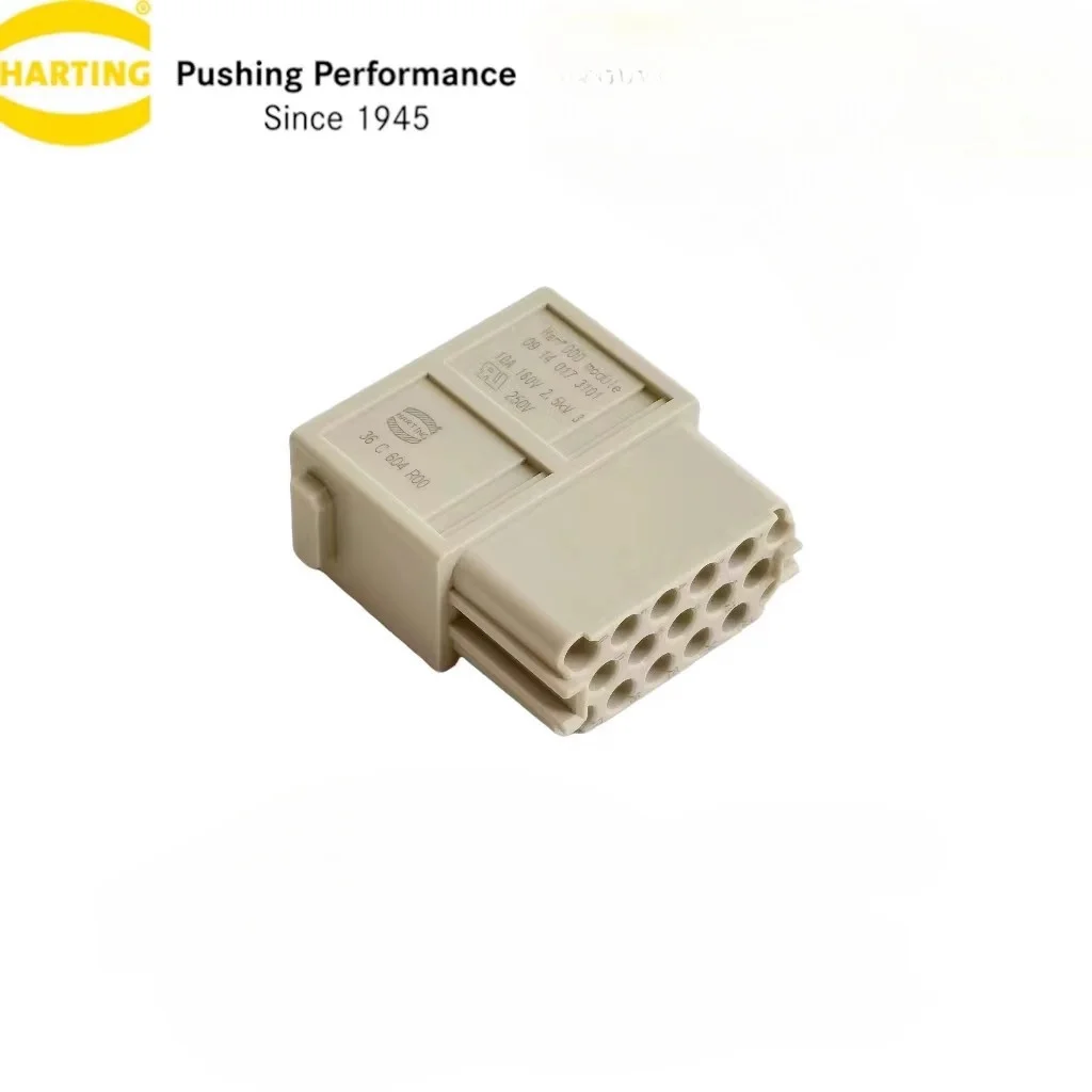 

09140173101 Новый оригинальный разъем Harting для тяжелых условий эксплуатации, разъем питания Han Mod 17. Ddd Fem