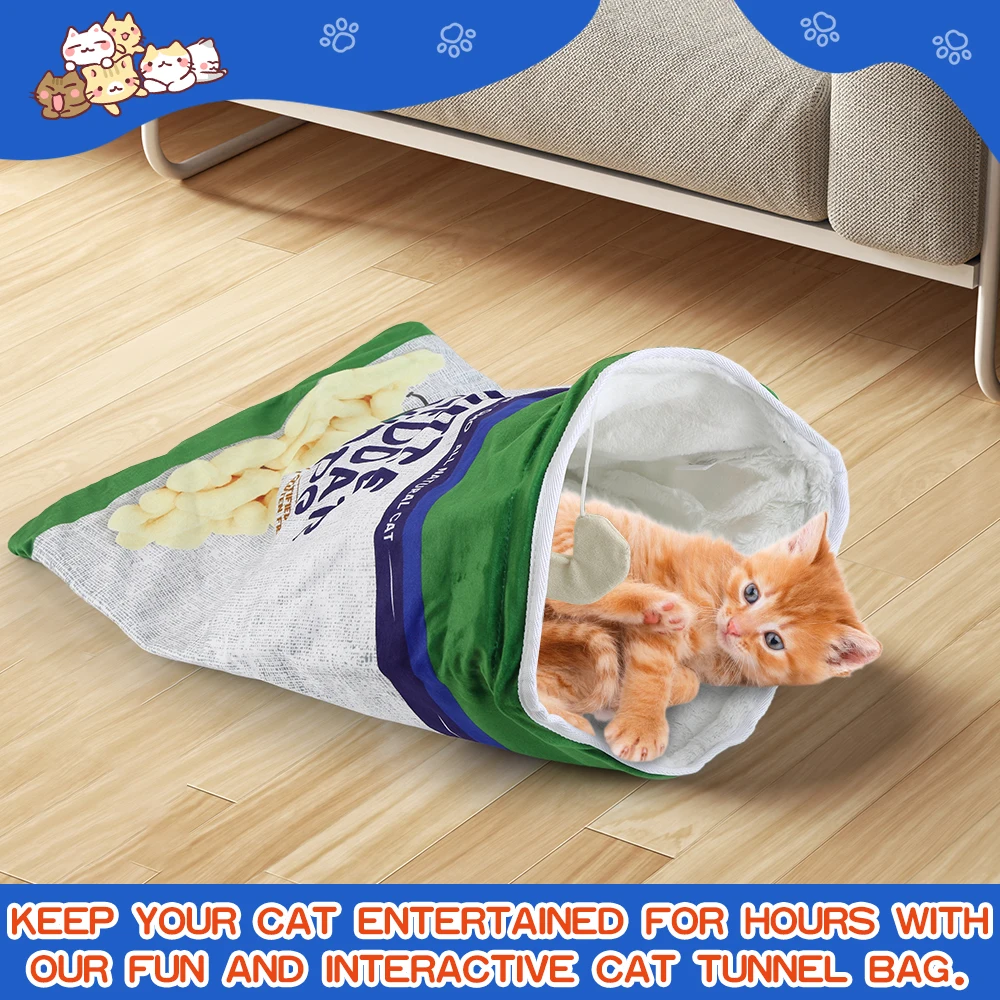 6 Halloween Gourmet Muster Designs Katzen tunnel Spielzeug, Katze Geburtstags geschenk, zusammen klappbare interaktive Katze Drill Bag Haustier Spielzeug – Detail 5