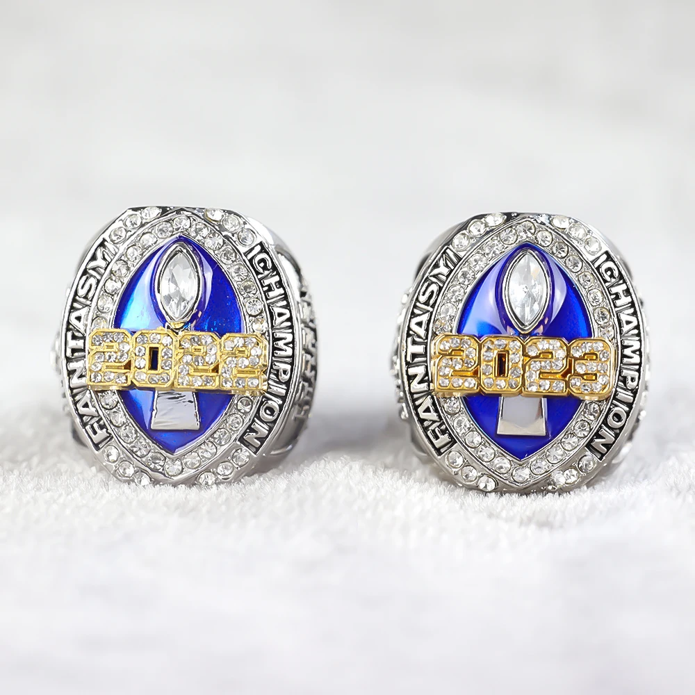 New style 2022  2023Fantasy Football League FFL Champions Ring Championship Souvenir Rings