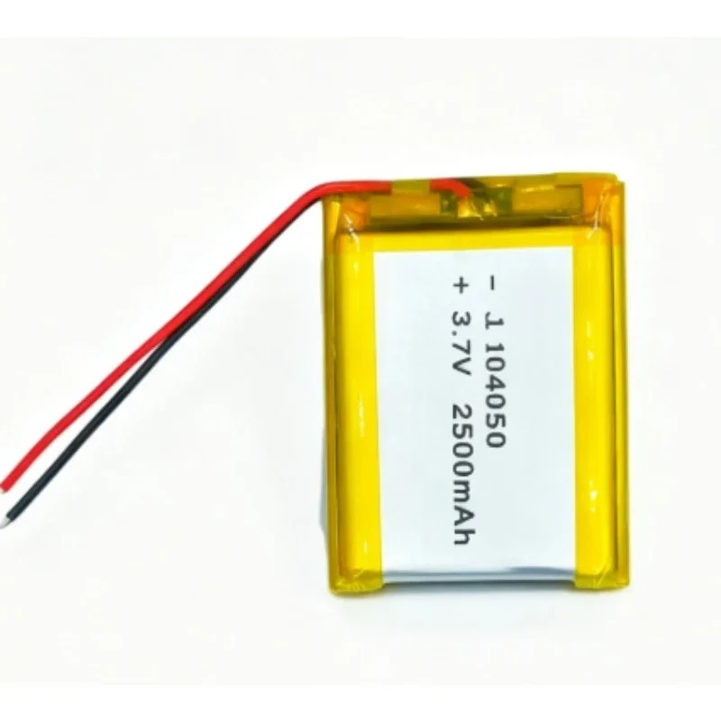 [New] 104050 3.7V 2500mAh Lithium Polymer Battery Multiple Models Specifications for Various Electronic Products