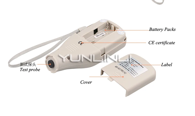 

2026 Digital Coating Thickness Gauge High precision Car Paint Thickness Meter Paint Thickness tester Thickness Gauge AR-932
