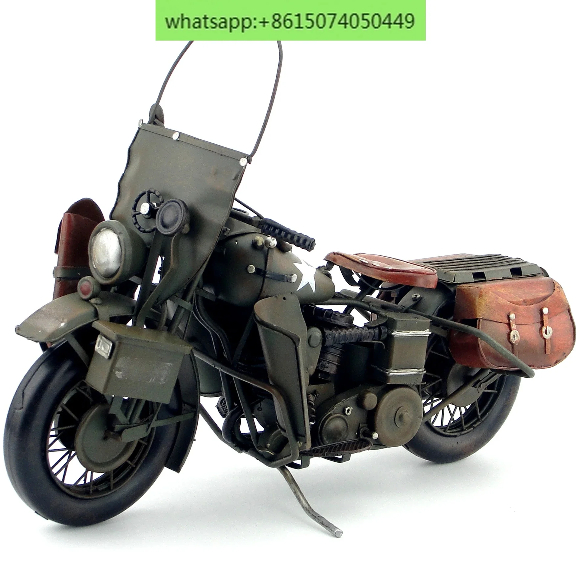 

Retro creative wrought iron European decorative decoration WLA motorcycle model home jewelry gift