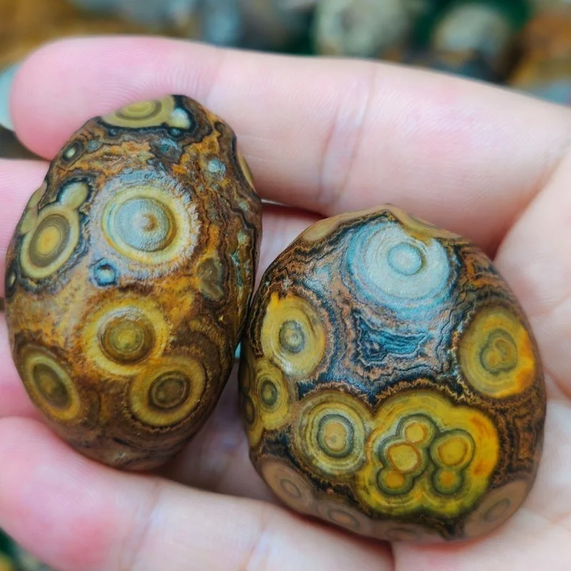 

High Quality Natural Eye Stones From Siziwang Banner Inner Mongolia Energy Gemstones Witchcraft Chakra Palm Bauble