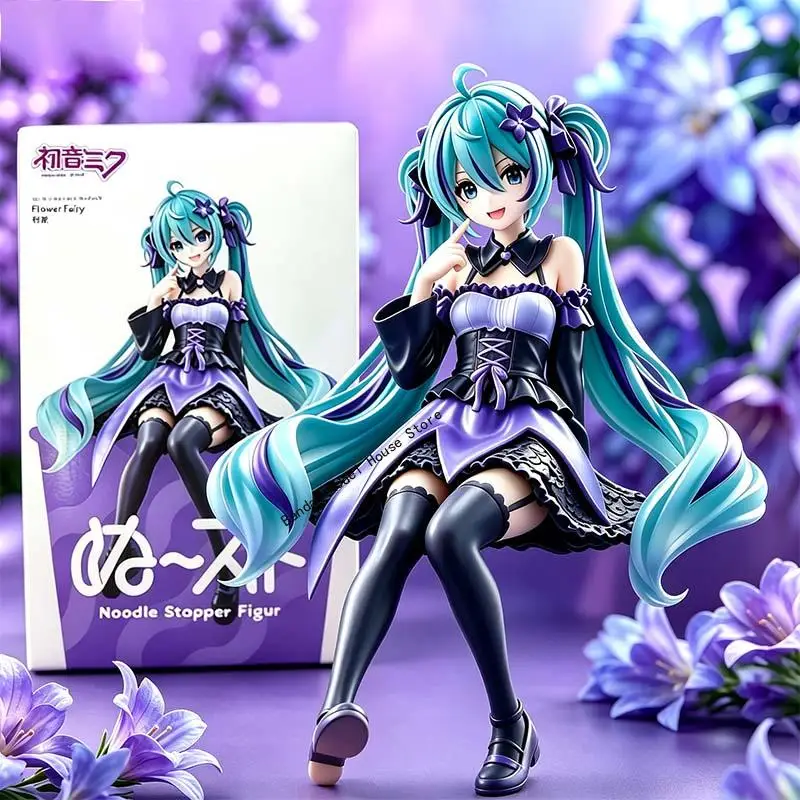 フリュウ-初音ミク-フラワーフェアリー-ベルフラワー-アニメフィギュア-14cm-pvc製-プレジントフィギュア-コレクターズアイテム-ファン向け-オリジナルカラーボックス付き