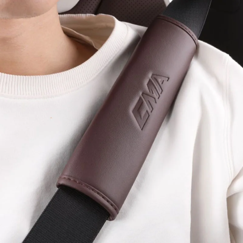 

For GEELY Monjaro Manjaro Xingyue L KX11 2022 2023 Car Seat Belt Shoulder Leather Cover All Seasons Universal