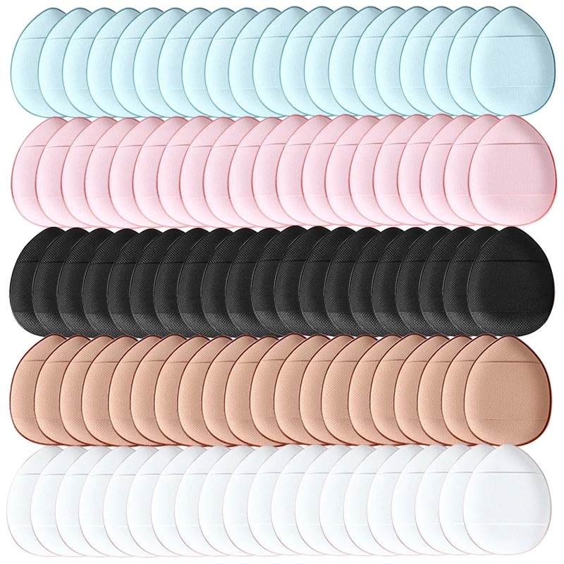 Mini éponge de maquillage pour femmes, 50/100 pièces, correcteur, fond de teint, coussin d'air, outil cosmétique sec et humide, beauté, vente en gros