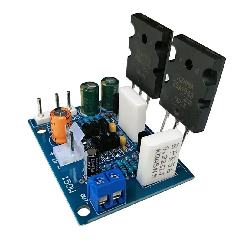 Toshiba 2SC5200 2SA1943หลอด150W Mono Channel Audio Amplifier Board DC 20-45V