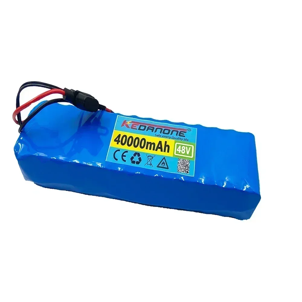 Voor Elektrische Fiets 48v 20Ah 28Ah 40Ah 58Ah18650 Li-Ion Batterij 13S2P Fiets Conversie Kit Bafang 1000w en 54.6V 2A Opladen