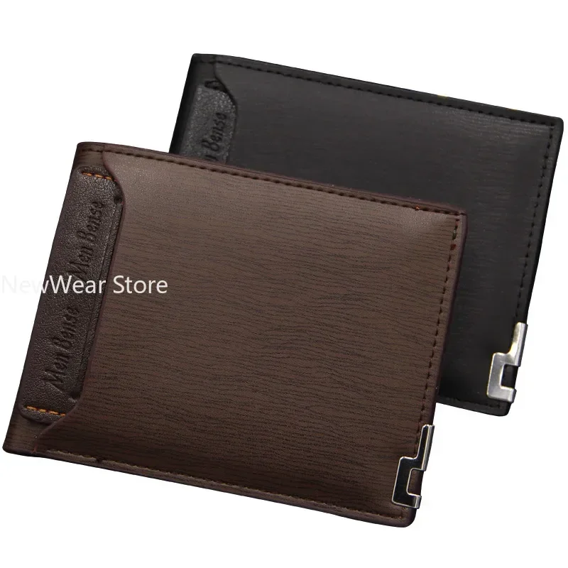 New Men's Wallet Short Multi-function Fashion Casual Draw Card Wallet Card Holders for Men Cardholder Bags Billetera Hombre 2023