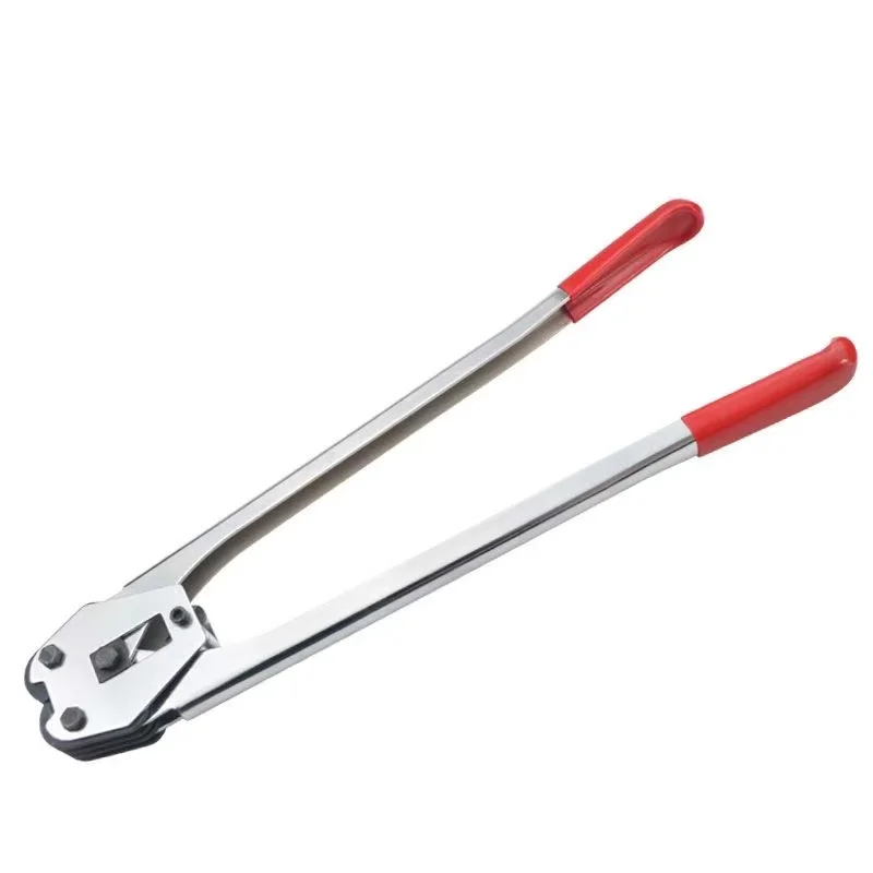 Manual Banding Tool Strapping Machine PP PET Strapping Sealer Crimping Strapping Tool Packing Wrapping Machine Red